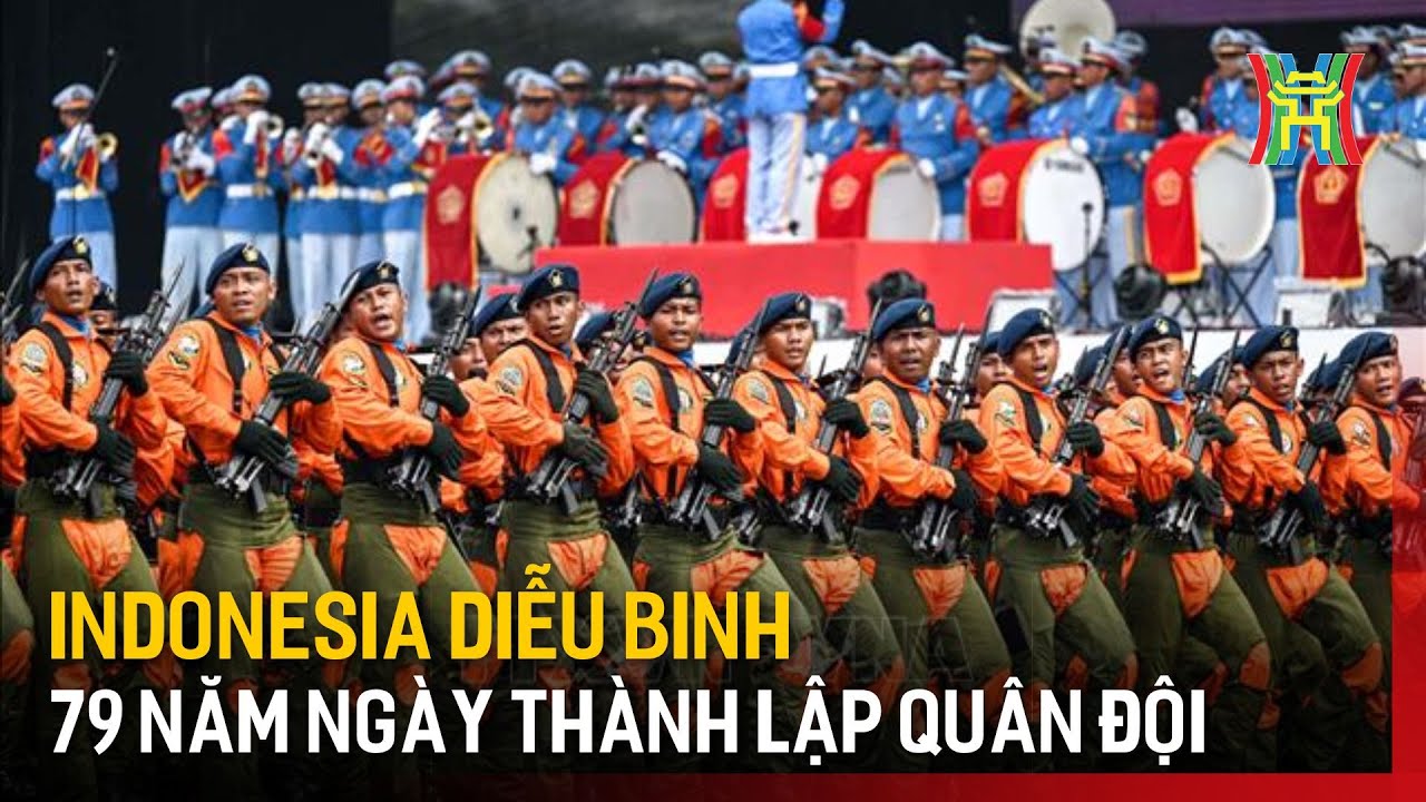 Indonesia diễu binh kỷ niệm 79 năm ngày thành lập quân đội | Tin tức | Tin quốc tế