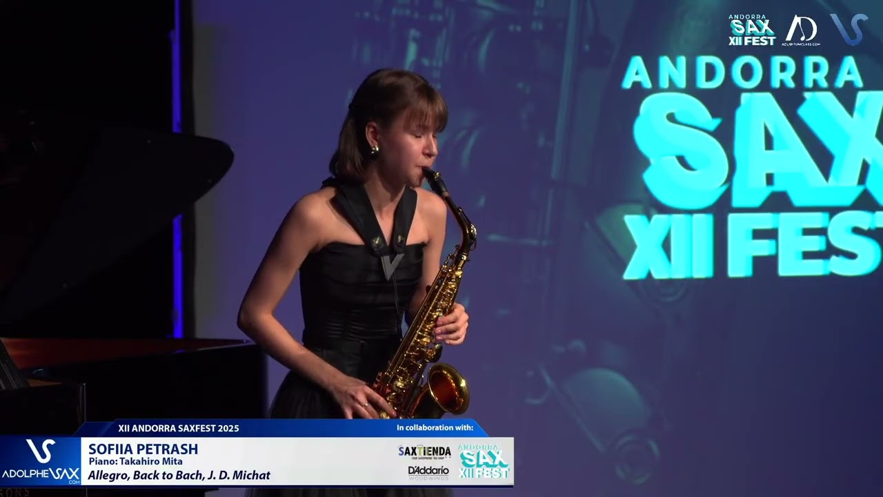 Sofiia Petrash plays Allegro, Back to Bach, J. D. Michat