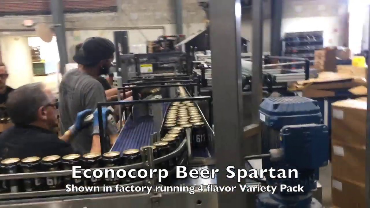 Econocorp Spartan Craft Beverage Cartoner, for a beer Variety 12 Pack
