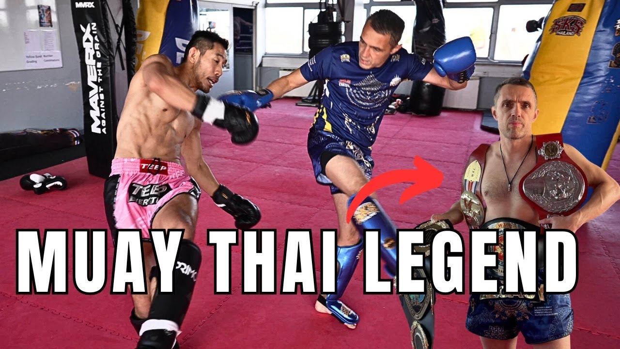 Sparring Damien Trainor (Muay Thai Legend / 2x World Champion)