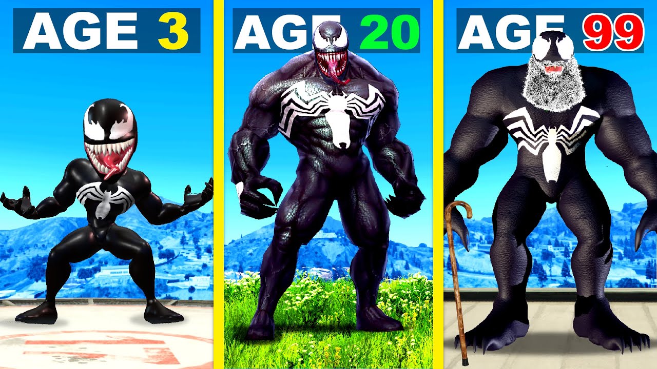 Surviving 99 YEARS As VENOM In GTA 5 ...