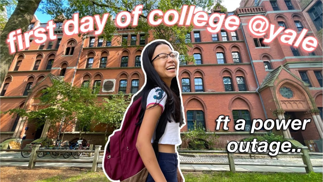 FIRST DAY OF COLLEGE AT YALE UNIVERSITY | Freshman Year!