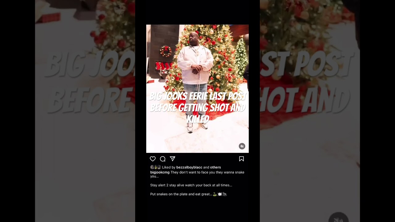 Big Jook Last Post Before Getting shot and killed in Memphis #bigjook #yogotti #youngdolph