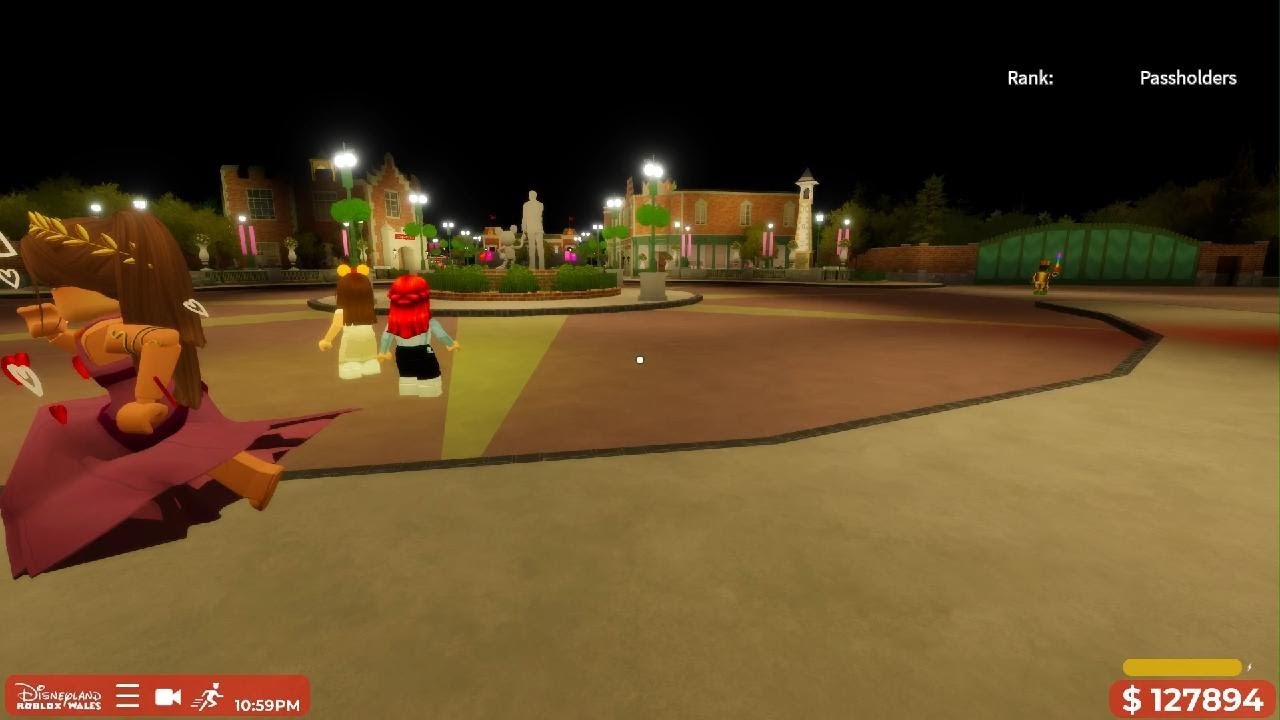 Concert of love stage show Disneyland wales sur Roblox