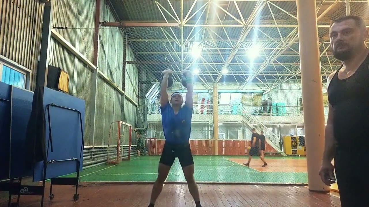 Поштовх 7:15 хв ( 90 підйомів) підготовка до КУ,та
