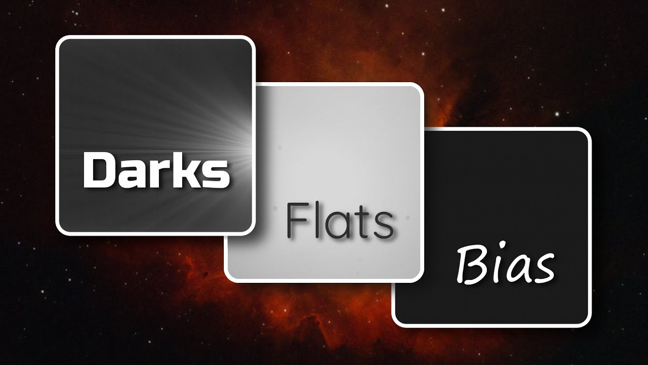 Darks, Flats, Bias - So erstellt man die Kalibrierungsbilder!