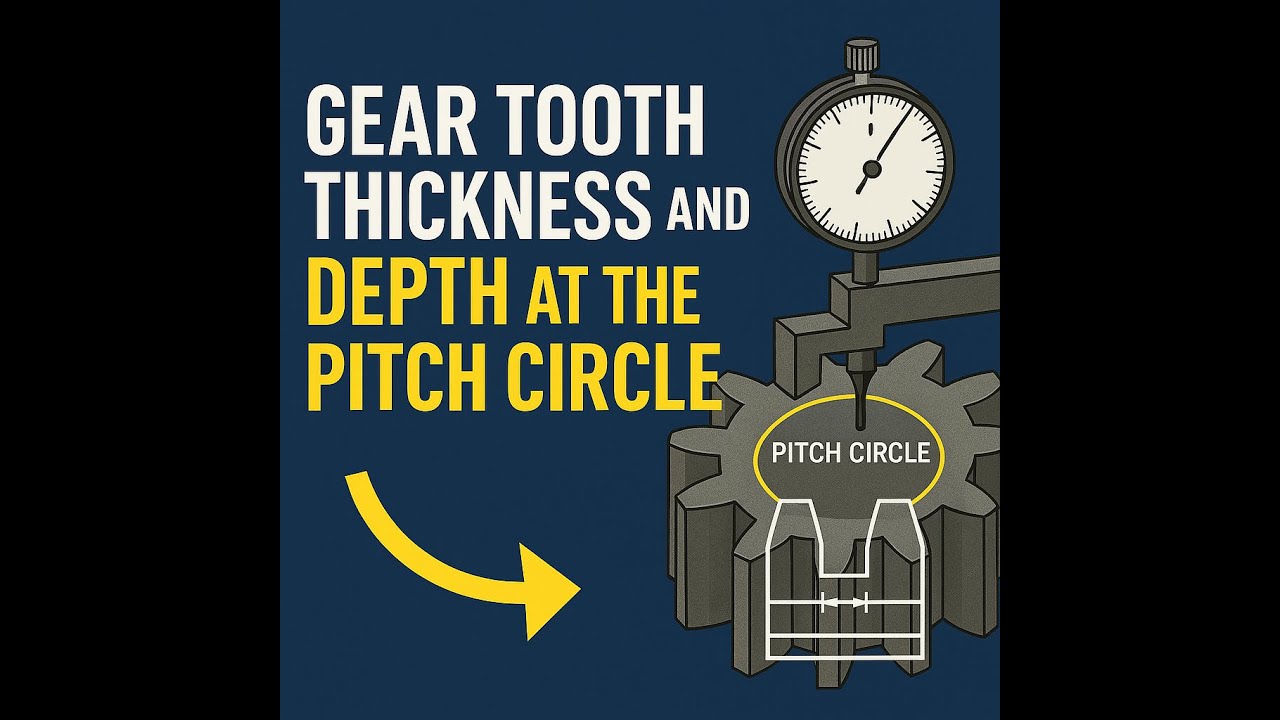 3 – How to Measure Gear Tooth Thickness & Depth at Pitch Circle | Fine Measurement Lab Experiment