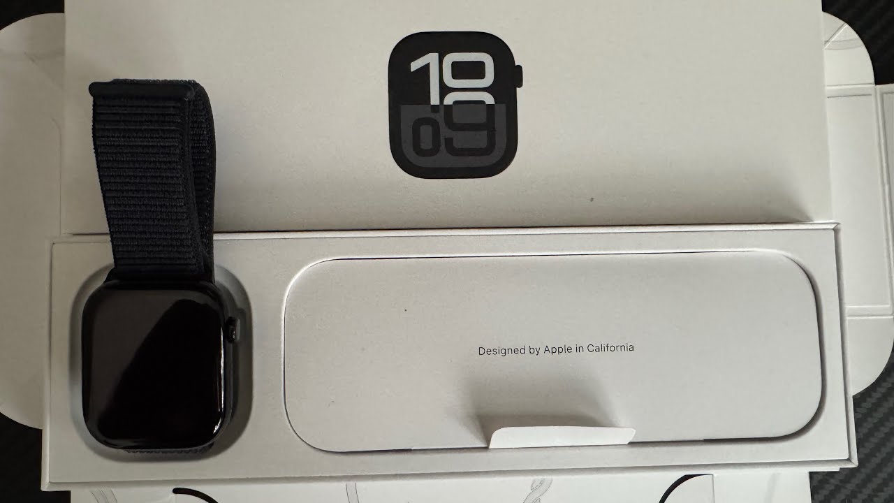 Apple Watch Series 10 46mm Jet Black Unboxing