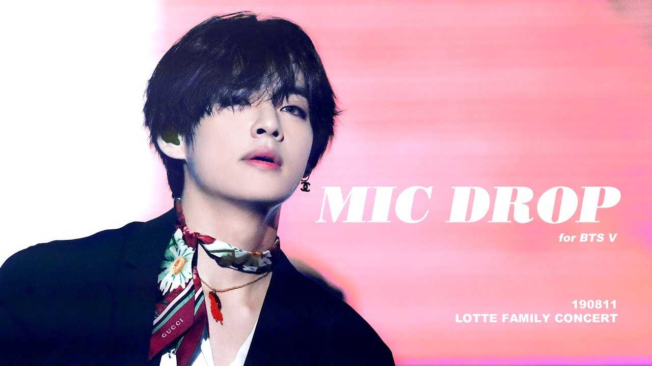 190811 LOTTE FAMILY CONCERT - MIC DROP 태형 (V focus.)