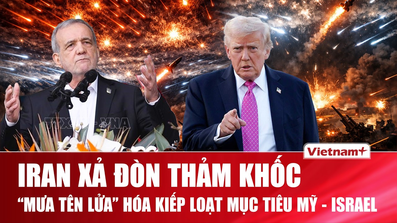 TOÀN CẢNH THẾ GIỚI 20/3: Iran điên cuồng xả đòn thảm khốc, “mưa tên lửa” hóa kiếp mục tiêu Mỹ-Israel