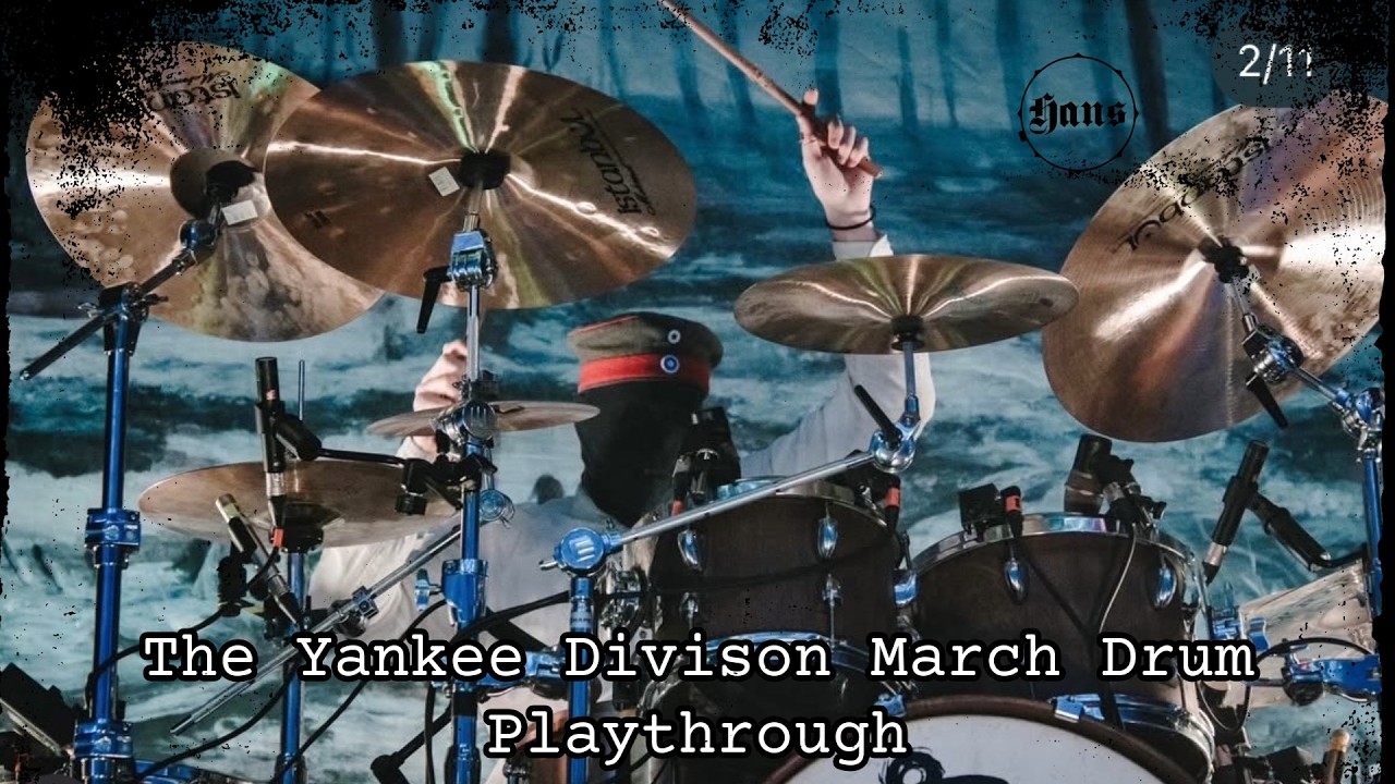 Kanonenfieber - The Yankee Division March - Live Drum Playthrough