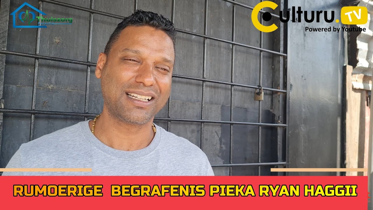 Suriname: Rumoerige begrafenis El Haggi Pieka Ryan, bekende surinamers nemen afscheid.