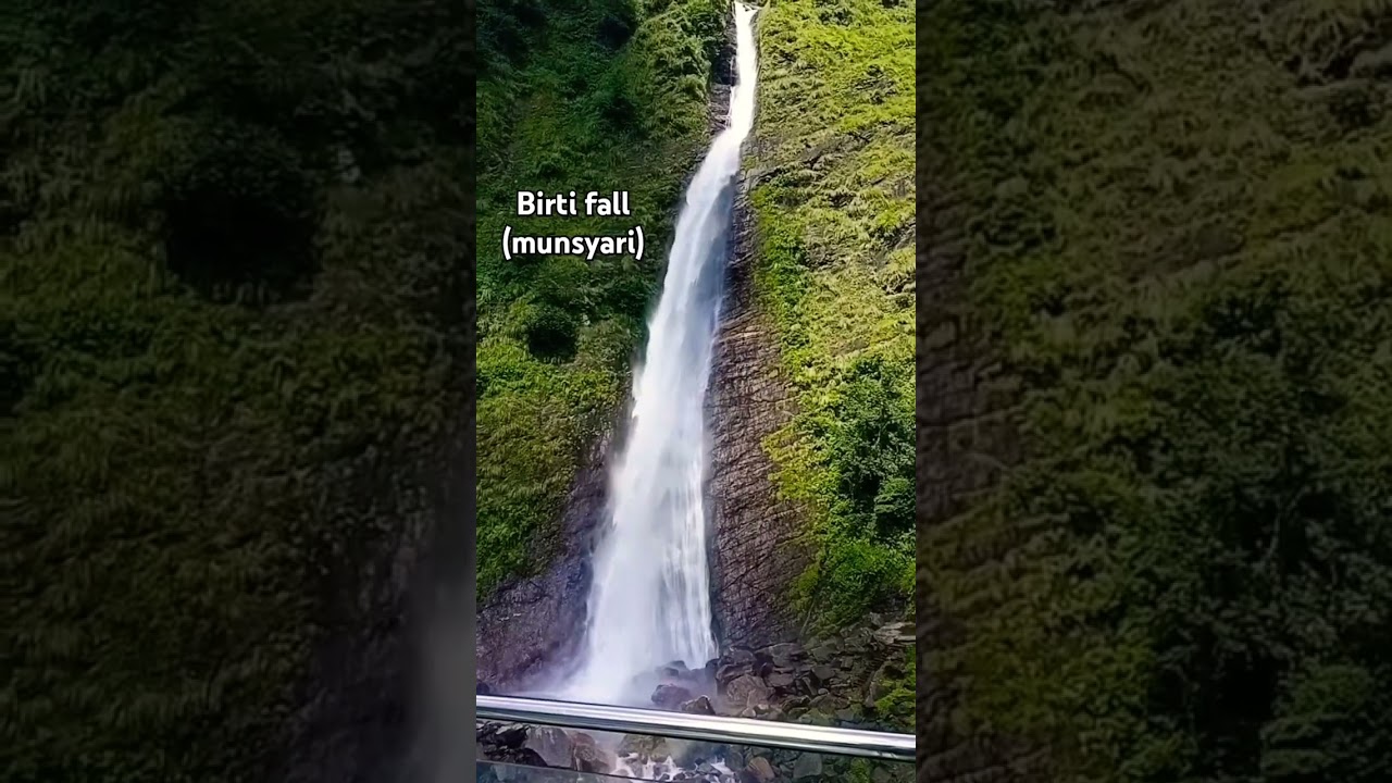 Birti fall❤️ #munsiyari #birthifall #pithoragarh #nature #waterfall
