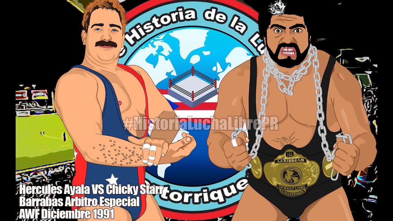 AWF 1991 Hercules Ayala VS Chicky Starr  Barrabas Arbitro Especial Diciembre 1991