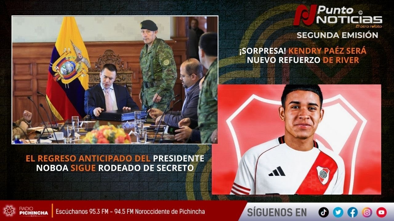 🔴 EN VIVO / El regreso anticipado del presidente Noboa sigue rodeado de secreto