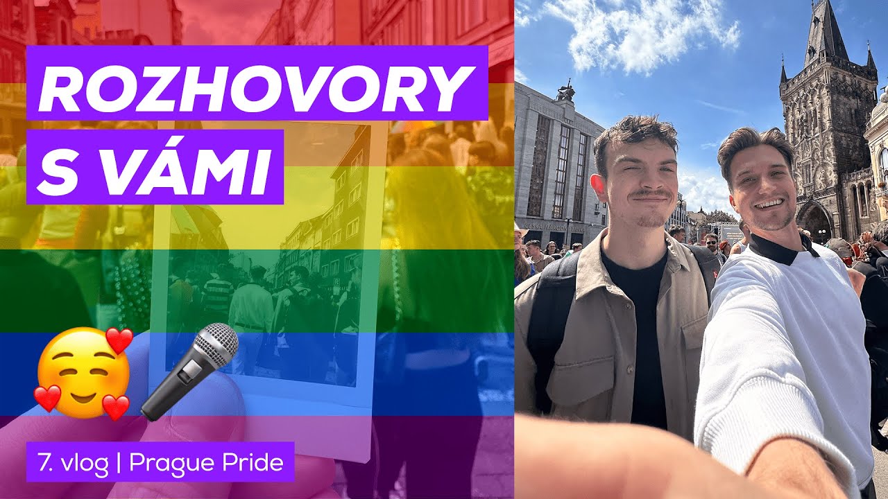 #7 Vlog - Prague Pride „rozhovory s vámi“ | Úplně normální