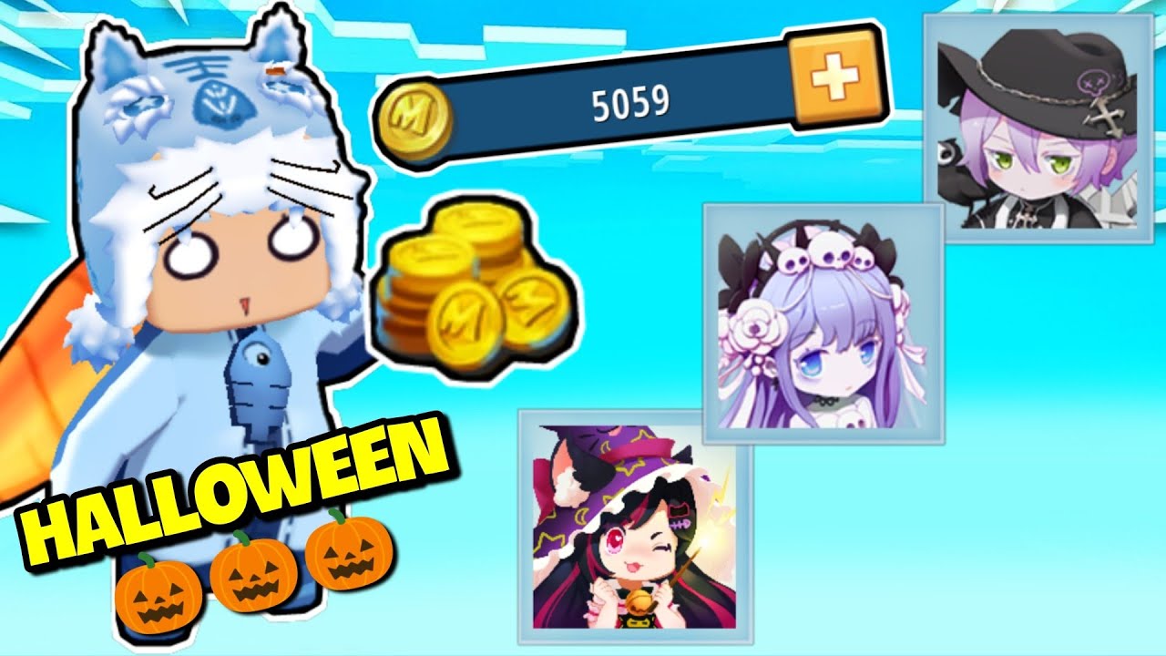 NẠP HƠN 5000 XU MEOWPEO MUA SKIN HALLOWEEN MỚI SIÊU XỊN TRONG MINI WORLD VÀ CÁI KẾT BẤT NGỜ