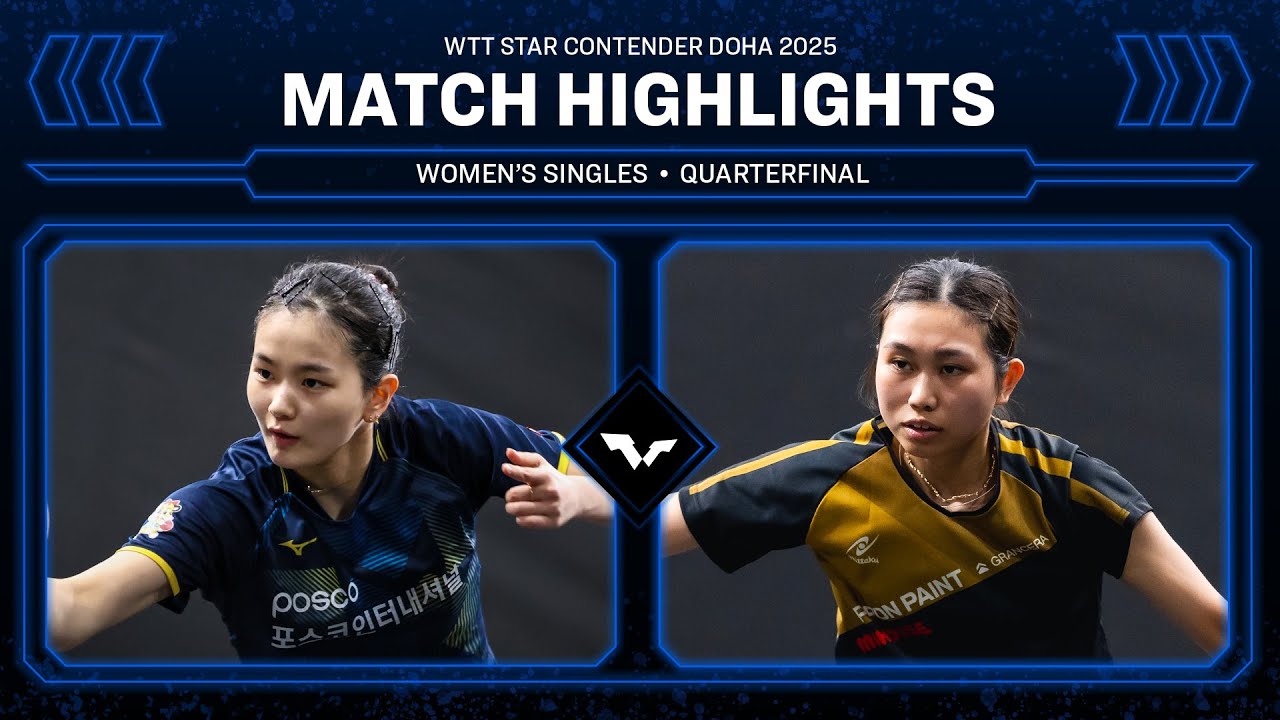 Hitomi Sato vs Kim Nayeong | WS QF | WTT Star Contender Doha 2026