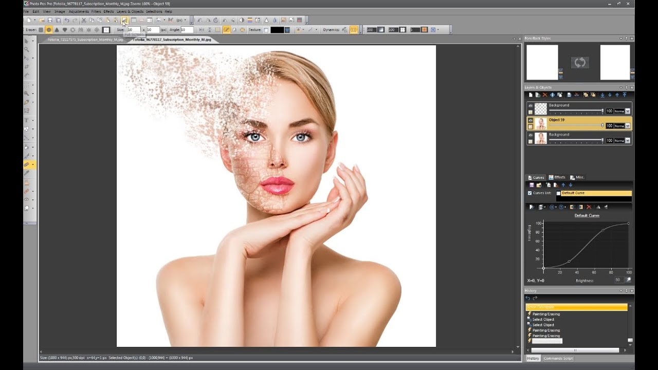 Photo Pos Pro V3 - Disintegration Effect
