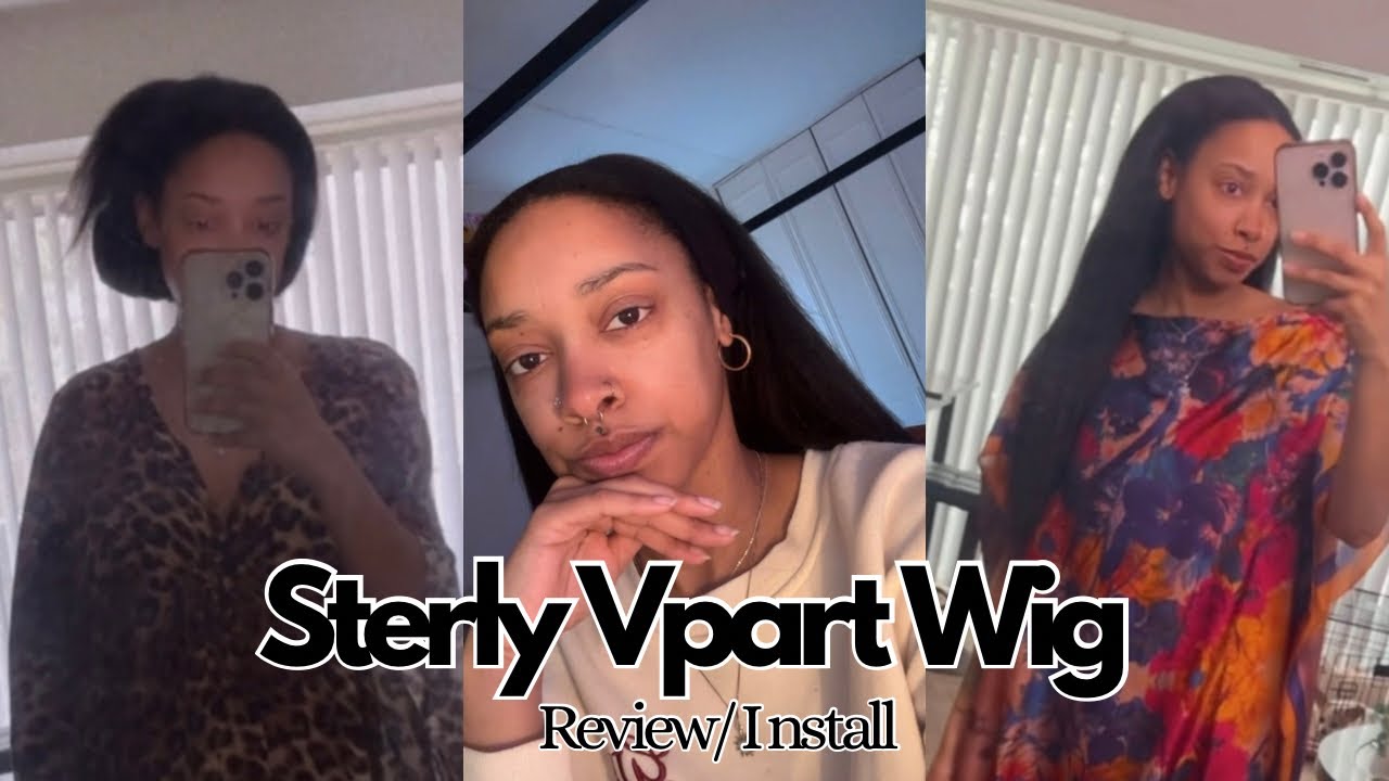 Sterly v part wig  from TikTok shop Inastall/review