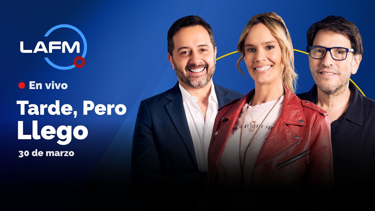 🔴 EN VIVO | Eva Rey, Juan Carlos Iragorri, Andr&eacute;s Nieto, Carlos Mar&iacute;n en 'Tarde, pero llego'.