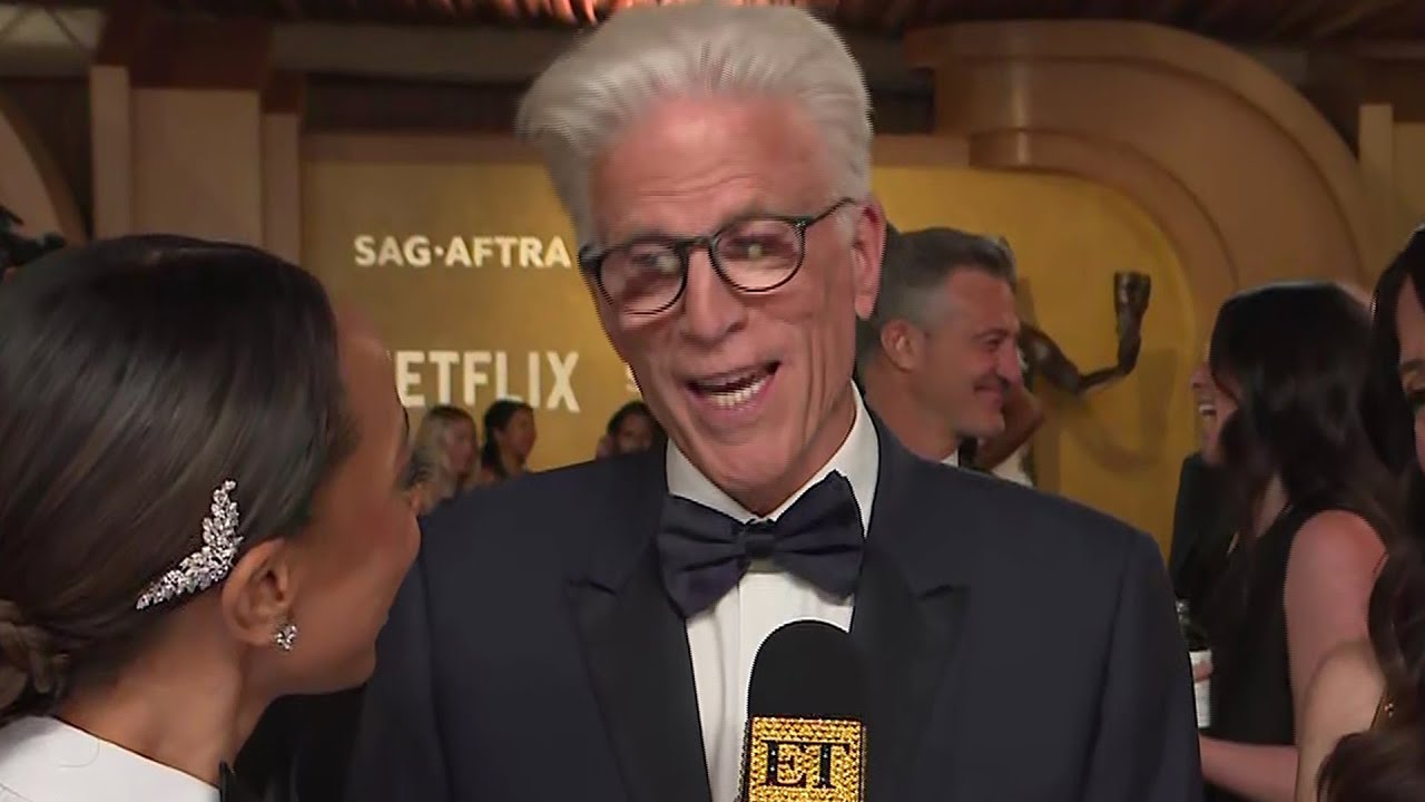 Ted Danson REACTS to Cheers Reunion at 2026 Actors Awards (Exclusive)