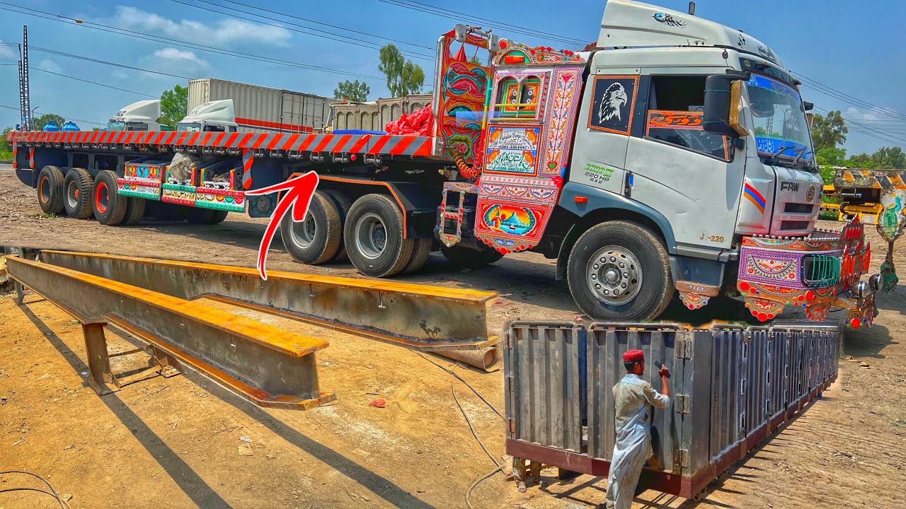 Manufacturing Of Truck Trailers | Mind blowing Production Of Heavy Duty Truck Trailers Of 106 Feet