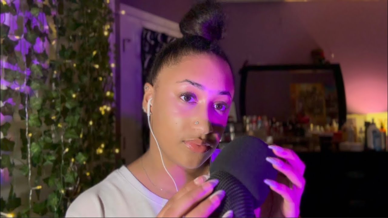 ASMR ♡ hybrid mic scratching w mouth sounds 4 sleep in seconds💖