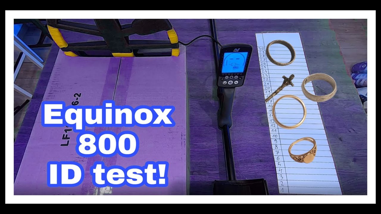 Minelab Equinox 800 - Sprawdzamy ID trybu plaża 1 - Test - Odcinek 3