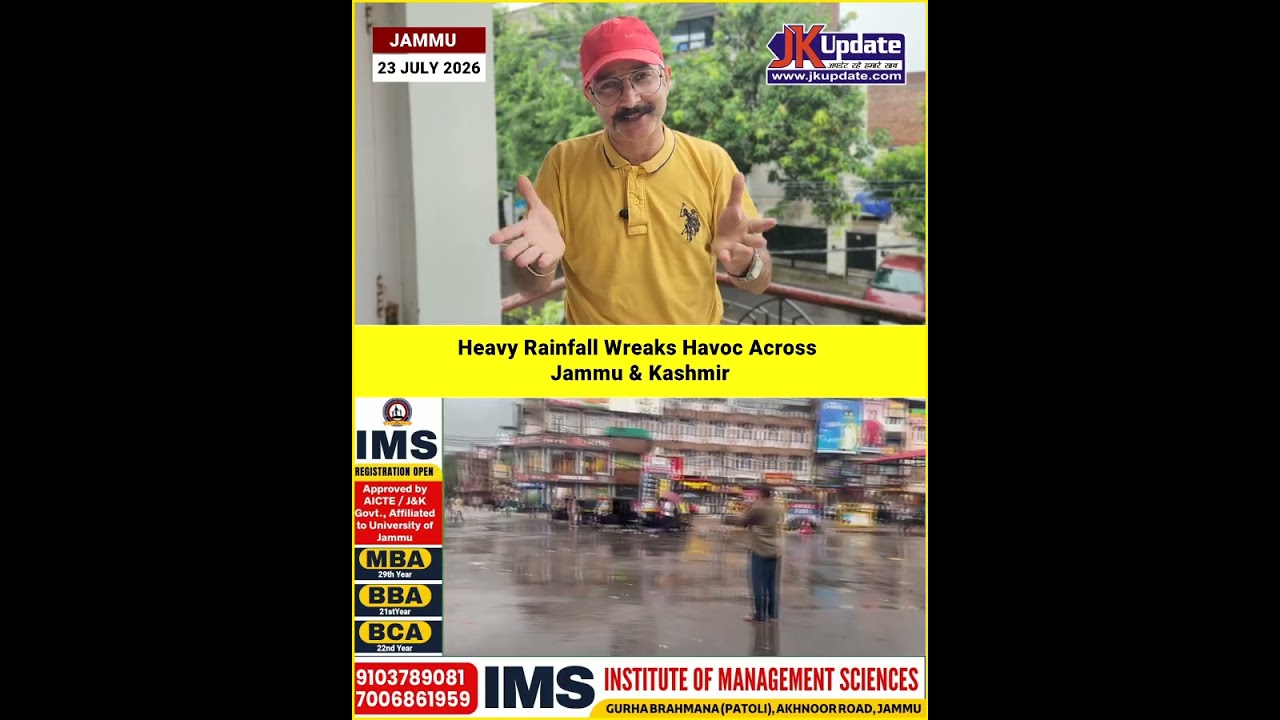 Heavy Rainfall Wreaks Havoc Across Jammu & Kashmir