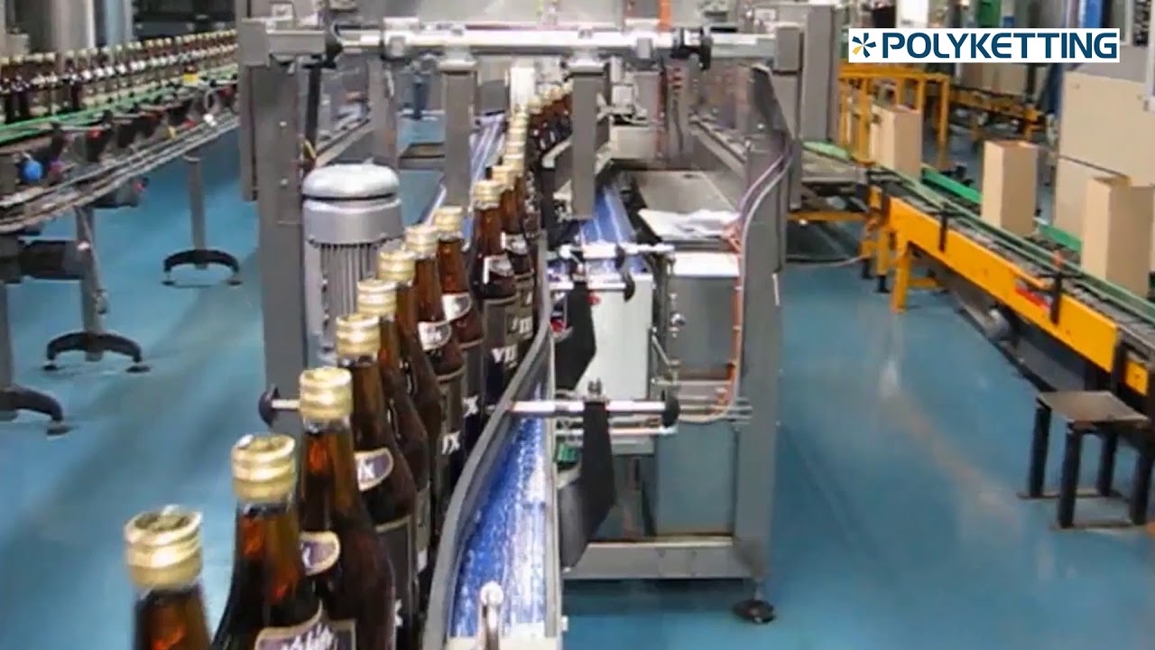 Dynamic multilane divider Glass bottles Hooghoudt NL