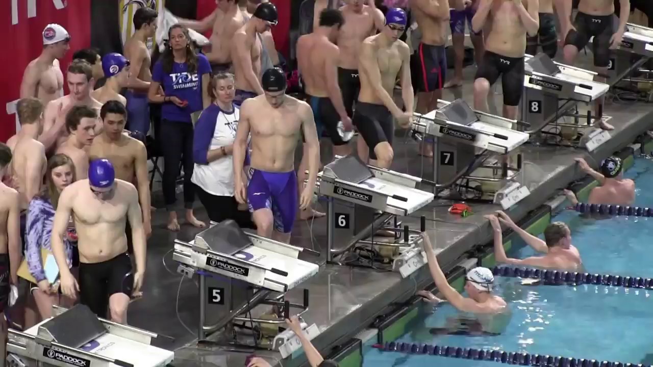 Men 800 Yard Freestyle Relay (Mason Manta Rays)_Finals_Jake Foster (17) & Carson Foster (16)
