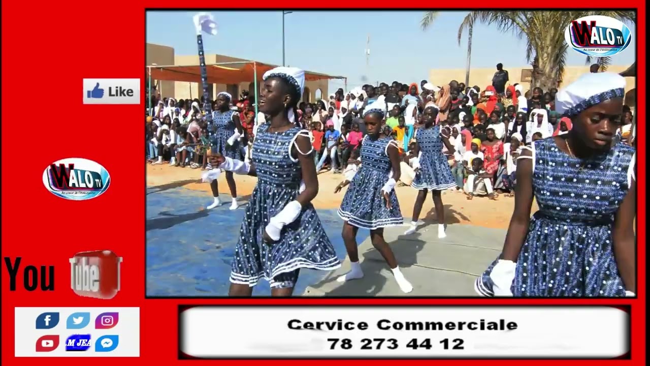 Majorettes  C.E.M JEAN CLAUDE MIMRAN De Richard -Toll SAMEDI  18 MAI 2024.