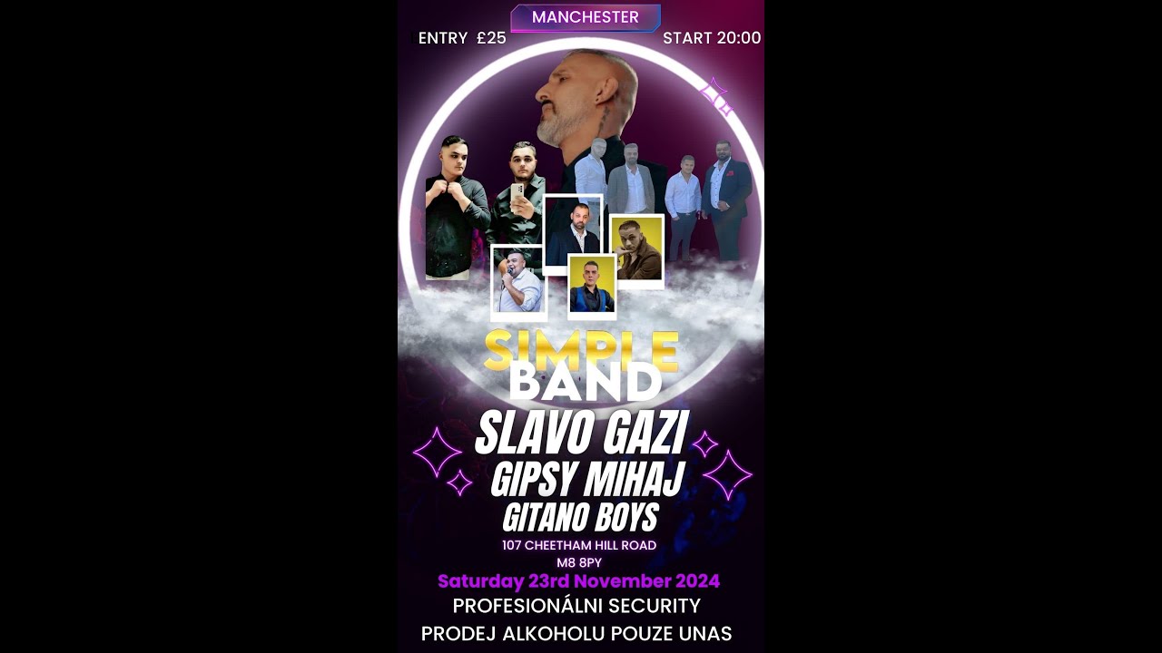 THE J.D.S Club Zabavy Manchester 23/11/24 (Slavo Gazi,Simple Band,Gitano Boys)