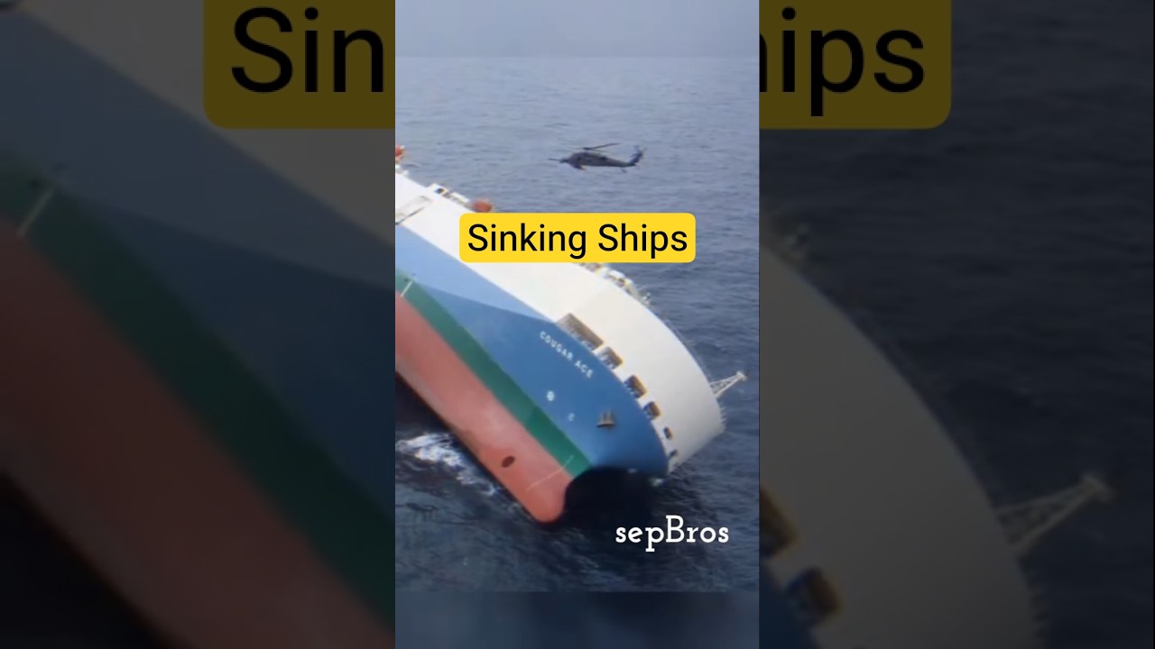 Sinking Ships #ship #accident #merchantnavy #lifeatsea #shorts
