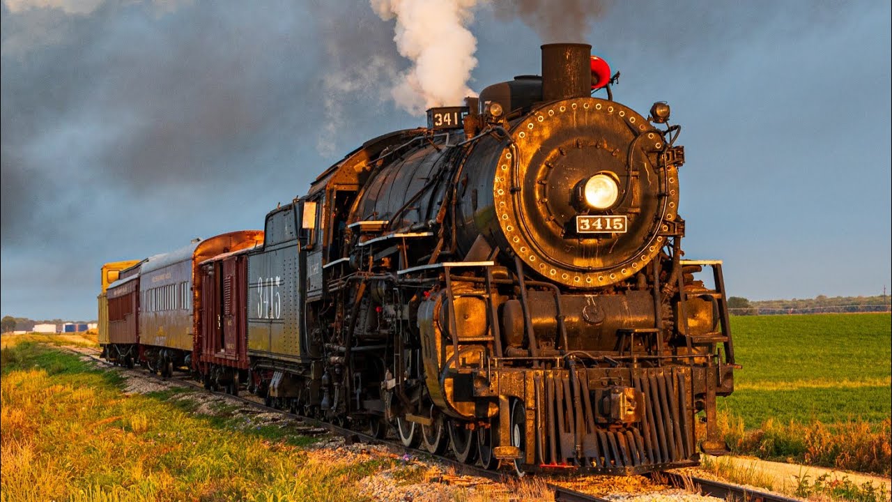 Santa Fe 3415 on the Abilene & Smoky Valley Railroad