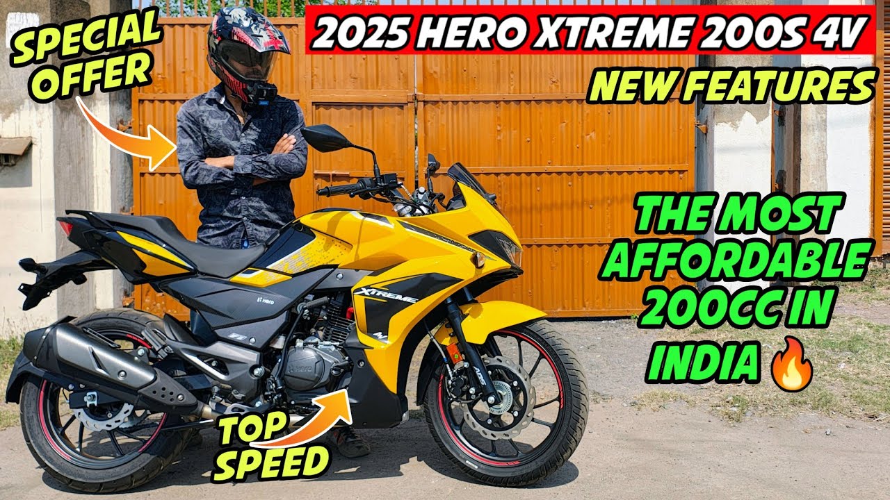 2025 Hero Xtreme 200s 4v Ride review|| Top Speed - Cheapest 200cc Bike in India 🔥