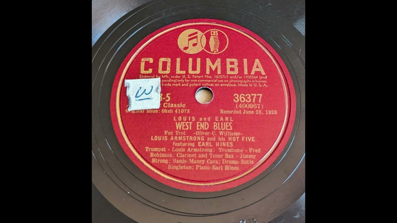 Louis Armstrong & His Orchestra with Earl Hines - West End Blues