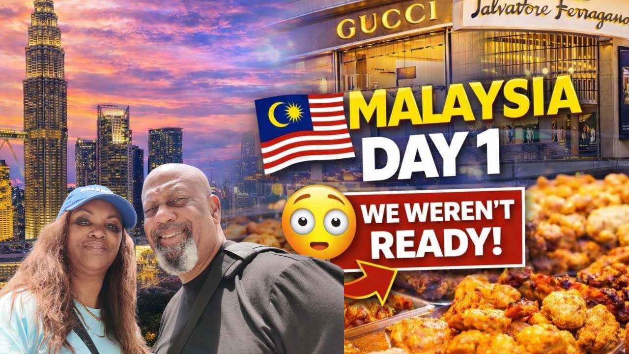 🇲🇾 Malaysia Day 1 Street Food, Luxury Malls Crazy First Impressions in Kuala Lumpur