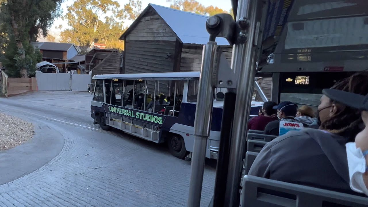[2022] Studio Tour on an Electric Tram - January 2022 - Universal Studios Hollywood