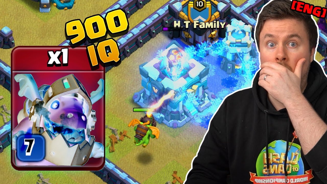 Queen Walkers try the INVISIBLE INFERNO DRAGON TRICK | #clashofclans