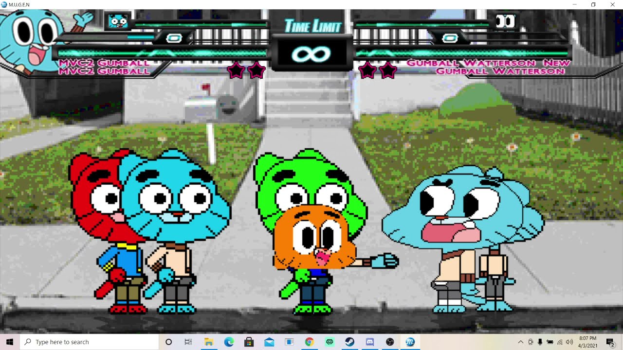 Mugen New Gumball Vs Old Gumballs