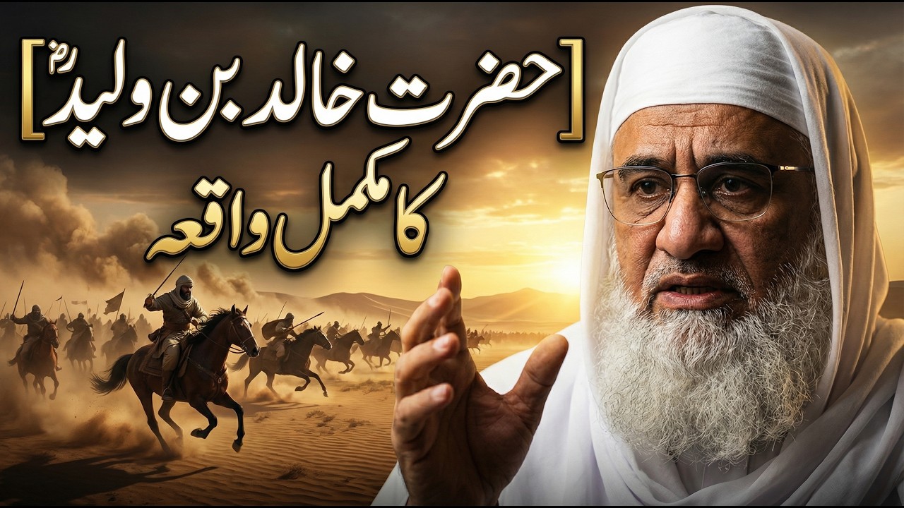 Hazrat Khalid Bin Waleed R.A Ka Mukammal Waqia | Allah Ke Talwar Ka Sabaq Amoz Qissa | Islami Kahani