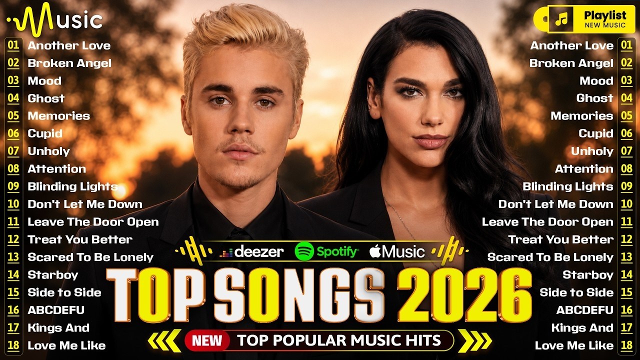 Billboard Hot 100 💎 Justin Bieber, Rihanna, Selena Gomez, Adele, Bruno Mars, The Weeknd, Dua Lipa