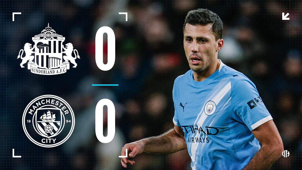 HIGHLIGHTS! City held to goalless draw at Sunderland to begin 2026 | Sunderland 0-0 Man City