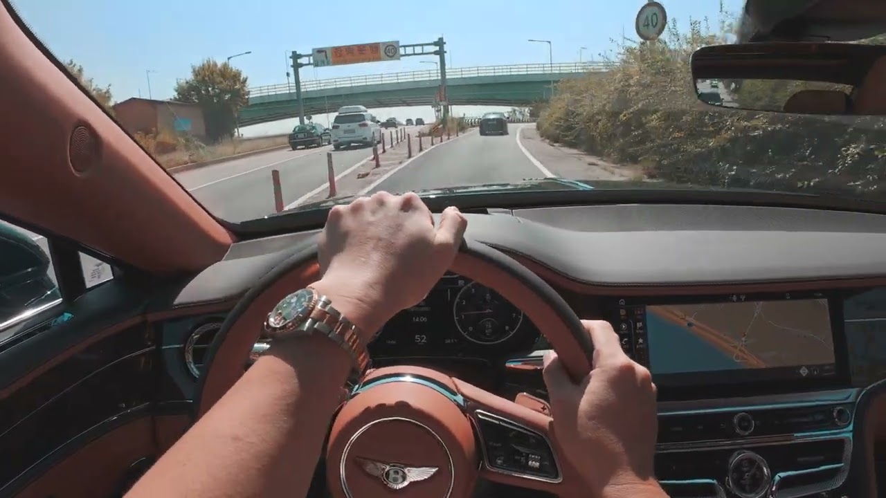 [4K] 럭셔리카 벤틀리 플라잉스퍼 1인칭 드라이브 | 최상의 드라이빙 경험! Bentley Flying Spur | POV Test Drive