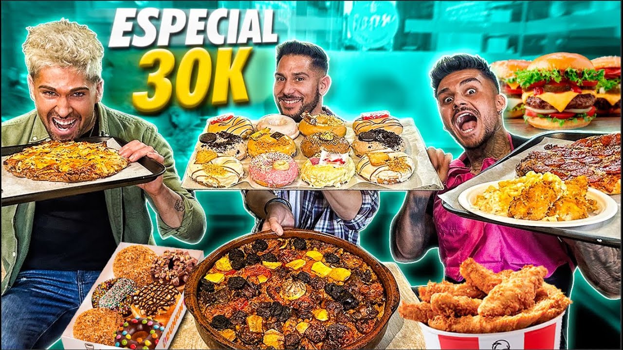 ESPECIAL 30K SEGUIDORES *Vuelvo a youtube* COMIENDO HASTA REVENTAR