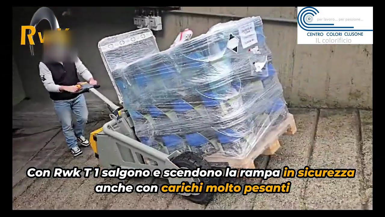 Centro Colori Clusone rinnova il modo di trasportare i bancali sulle rampe