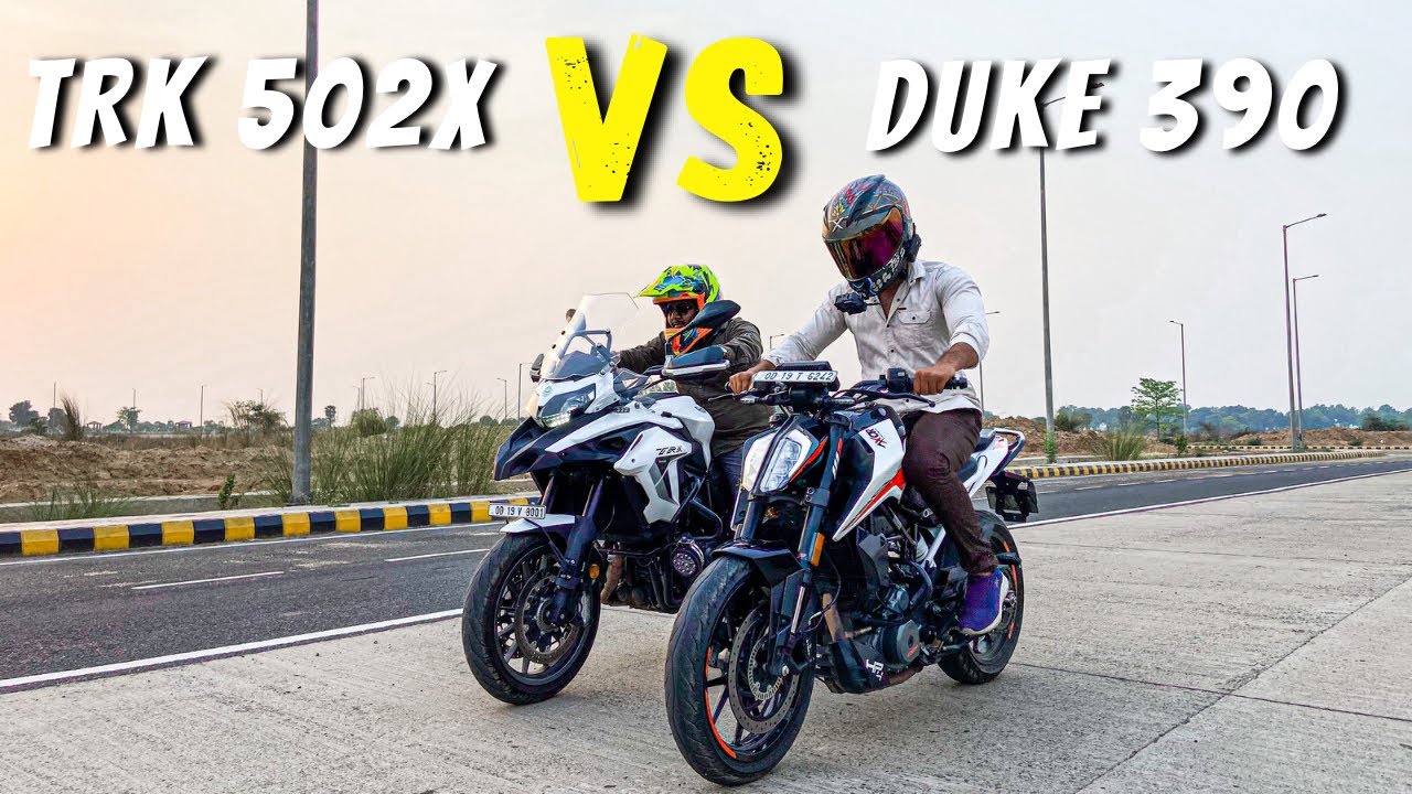 Full-Throttle Action: Beneli TRK 502x vs KTM Duke 390 🤬🔥