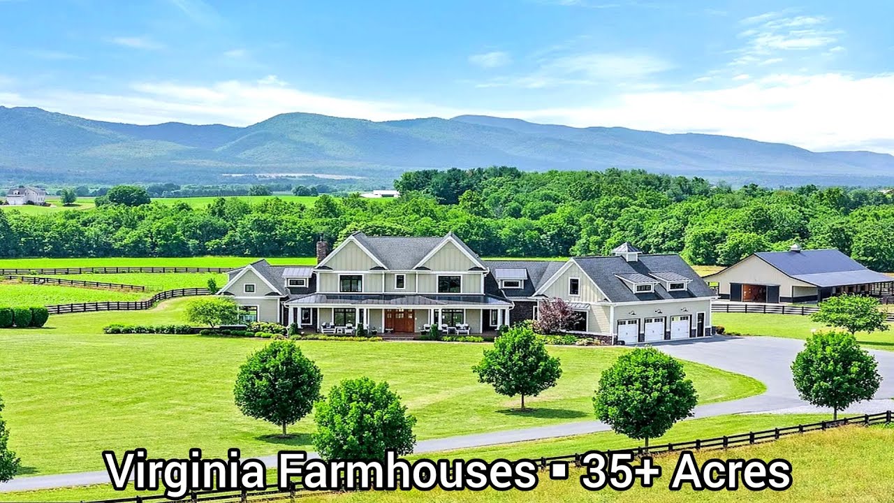 Virginia Farmhouses For Sale | 35+ Acres | Virginia Land For Sale | Resort | Luxury Farms | Acreage